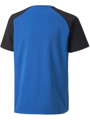 Otroški dres PUMA TEAMPACER JERSEY JR 70492602 ELEKTRIČNO MODRO / ČRNO / BELO