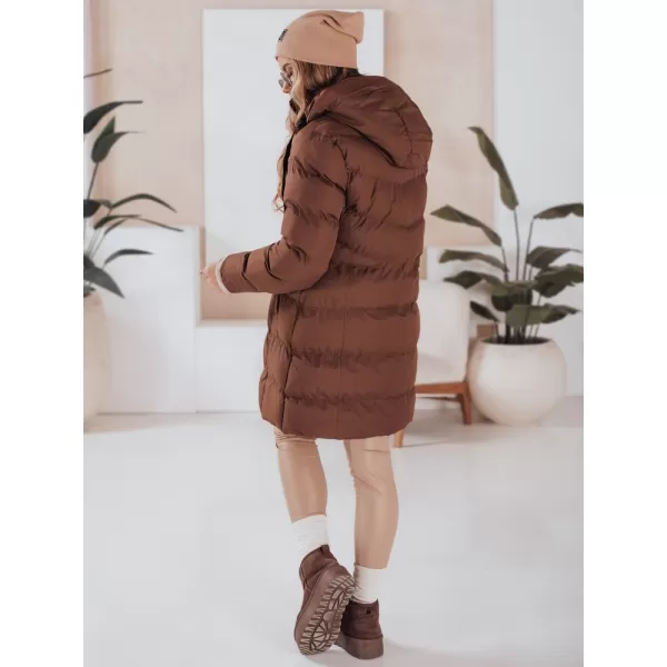  Ženska jakna DSTREET TY4919 RJAVA 
