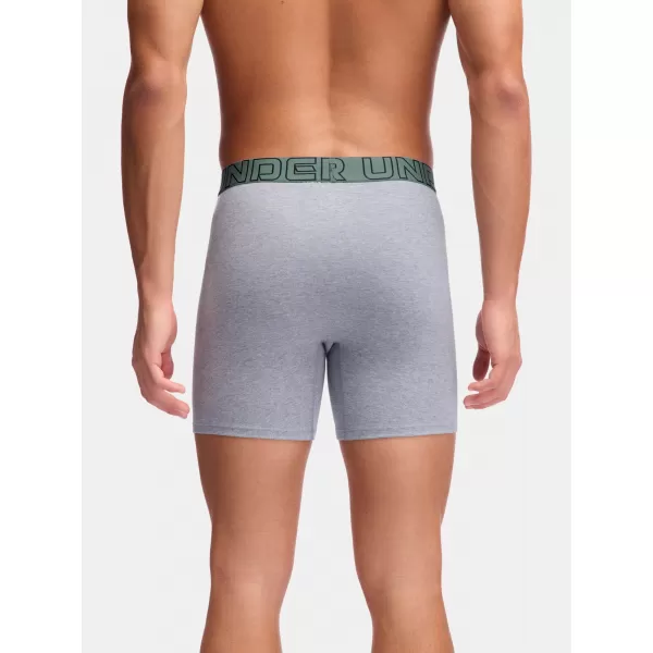  Moške boksarice UNDER ARMOUR M UA PERF COTTON (3KS) 1383889-035 JASPIS MODRA 