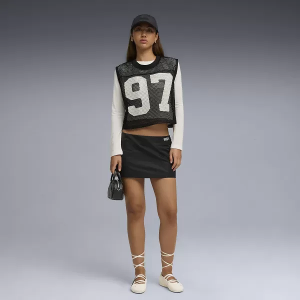  Žensko krilo PUMA X ROSÉ MICRO MINI SKIRT 63379801 PUMA ČRNA 