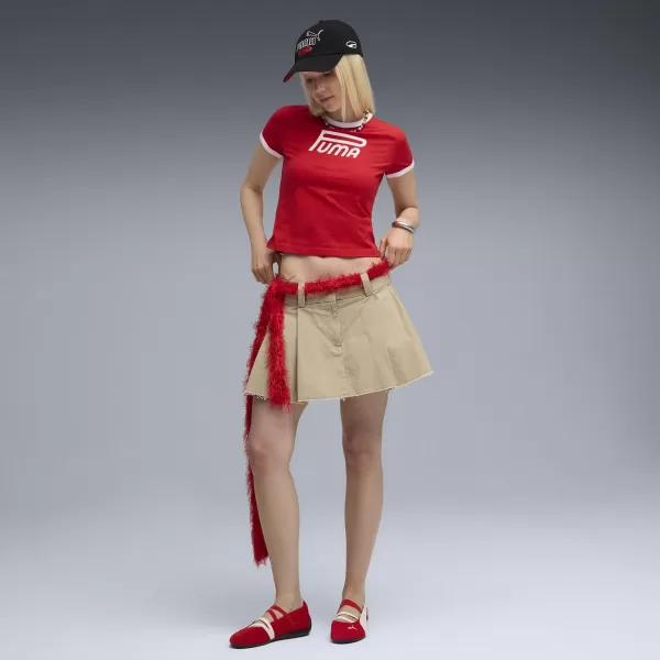  Ženska majica s kratkimi rokavi PUMA FUTURE ZA VSE ČASE RDEČE 