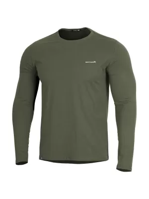 Majica s kratkimi rokavi PENTAGON AGERON 2.0 LONG ARM SHIRT K09029 OLIVNO ZELENA