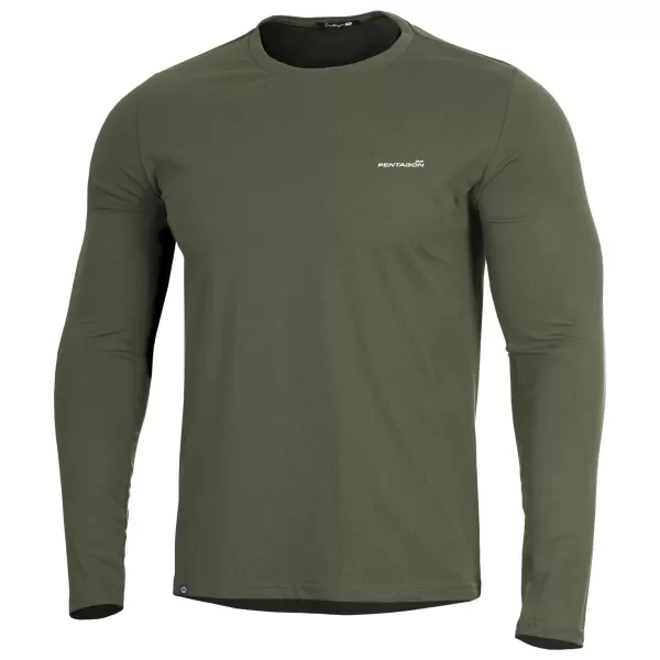  Majica s kratkimi rokavi PENTAGON AGERON 2.0 LONG ARM SHIRT K09029 OLIVNO ZELENA 