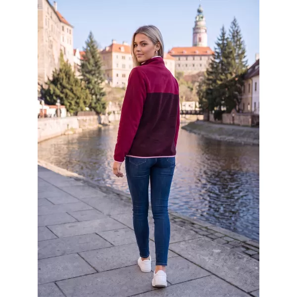  Ženski pulover iz flisa ALTISPORT GEMMY BORDO 