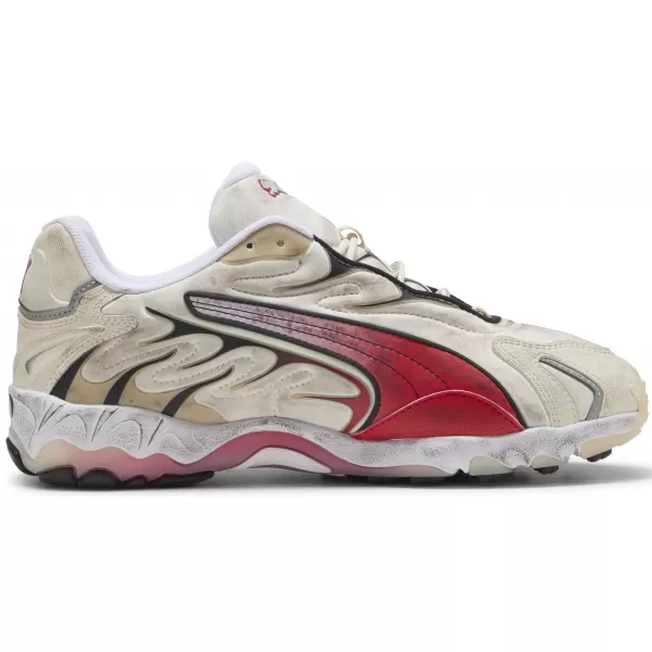  Moški čevlji PUMA INHALE DISTRESSED 40453202 ALPSKI SNEG/ZA VES ČAS RDEČ 