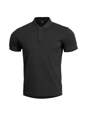 Moška majica s kratkimi rokavi z ovratnikom PENTAGON PATROL POLO SHIRT D09101 01 D09101 ČRNA