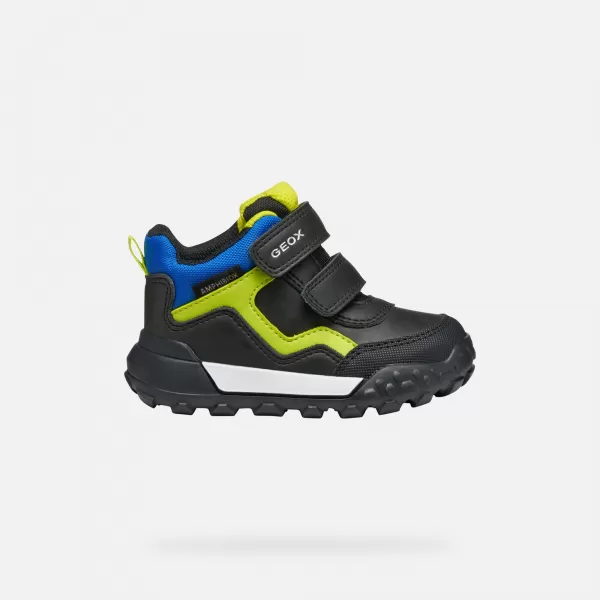  Prvi koraki fantov GEOX TREKKYUP ABX B566LB0MEFUC9299 ČRNA 