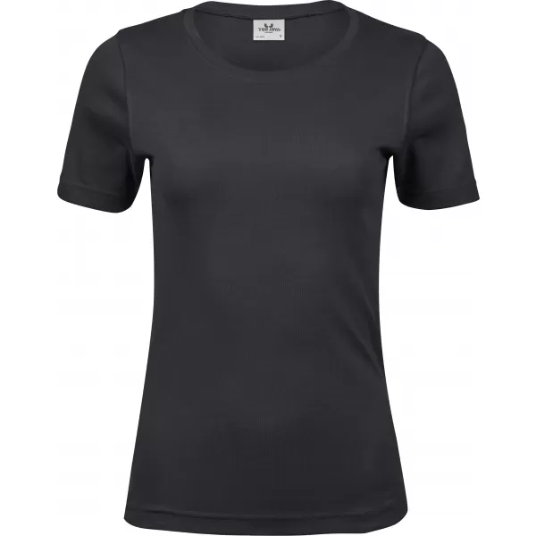  Ženska majica s kratkimi rokavi TEE JAYS | TJ 580 TEMNO SIVA 