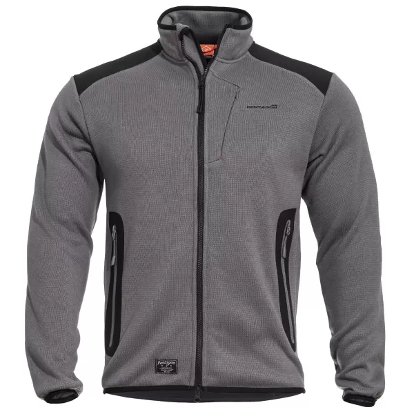  Pulover PENTAGON AMINTOR FLEECE JACKET K08028 VOLK/SIV 