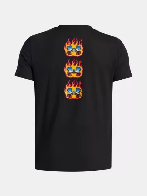Fantovska majica s kratkimi rokavi UNDER ARMOUR UA FLAME WM SS 6005059-001 ČRNA