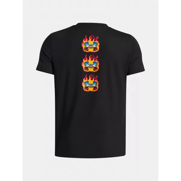  Fantovska majica s kratkimi rokavi UNDER ARMOUR UA FLAME WM SS 6005059-001 ČRNA 