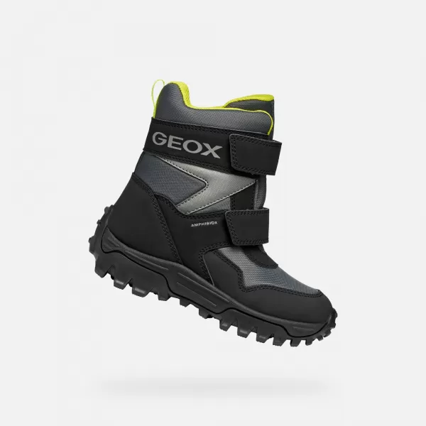  Fantovski gležnjarji GEOX HIMALAYA B ABX J46FRE0FU50C1267 SIVA 