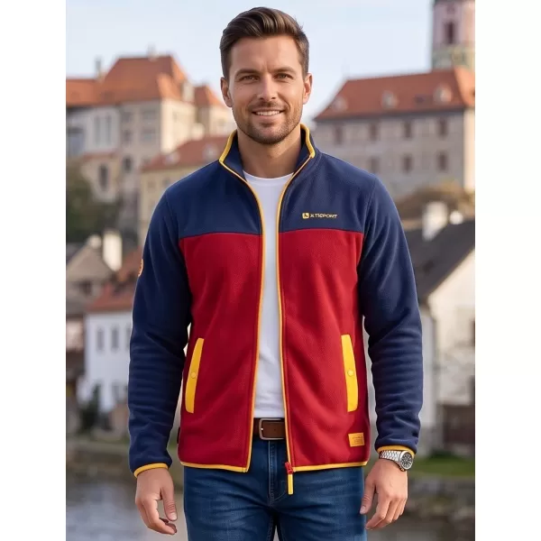 Moški pulover iz flisa ALTISPORT GAMEL BORDO 