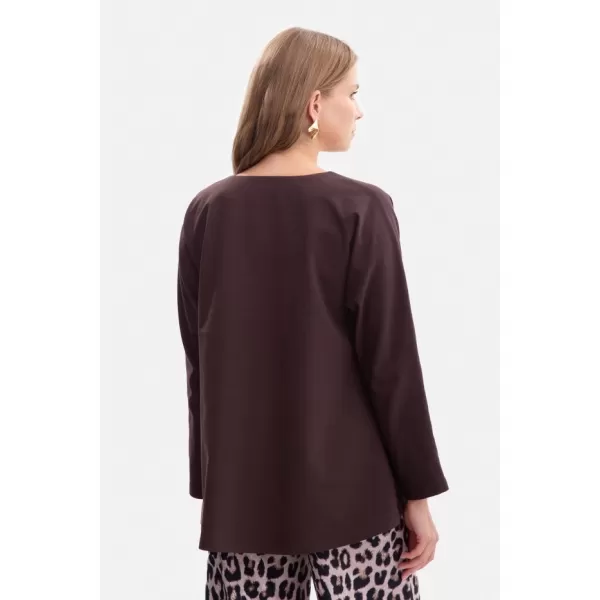  Ženska bluza BEWEAR B304 TEMNA ČOKOLADA 