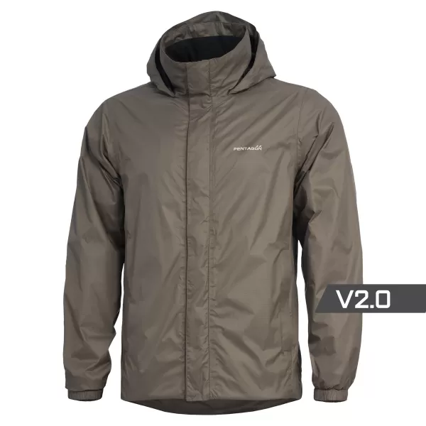 Moška jakna PENTAGON ATLANTIC V2.0 RAIN JACKET K07022 ZELENA 