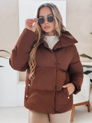 Ženska jakna DSTREET TY4958 RJAVA