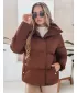 Ženska jakna DSTREET TY4958 RJAVA
