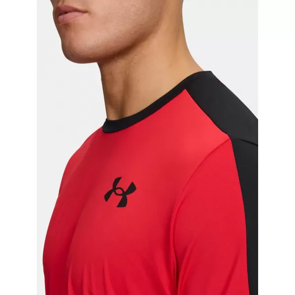  Moška majica s kratkimi rokavi UNDER ARMOUR UA HG WORDMARK SS 6007758-600 RDEČA 
