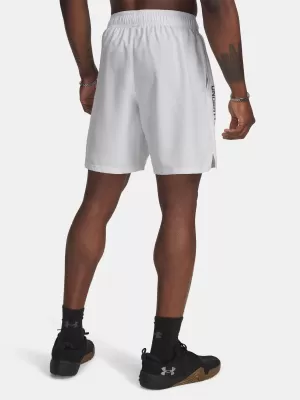 Moške kratke hlače UNDER ARMOUR UA TECH WOVEN WORDMARK SHORT 1383356-023 SIVA