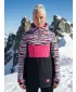 Ženska zimska jakna ALTISPORT GANICE ČRNA/ROZA