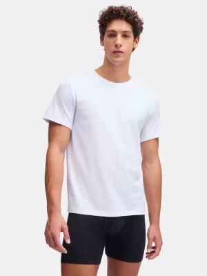 Moška majica s kratkimi rokavi UNDER ARMOUR M UA PERF COTTON CREW NECK-2PK 6007621-100 BELA