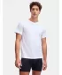 Moška majica s kratkimi rokavi UNDER ARMOUR M UA PERF COTTON CREW NECK-2PK 6007621-100 BELA