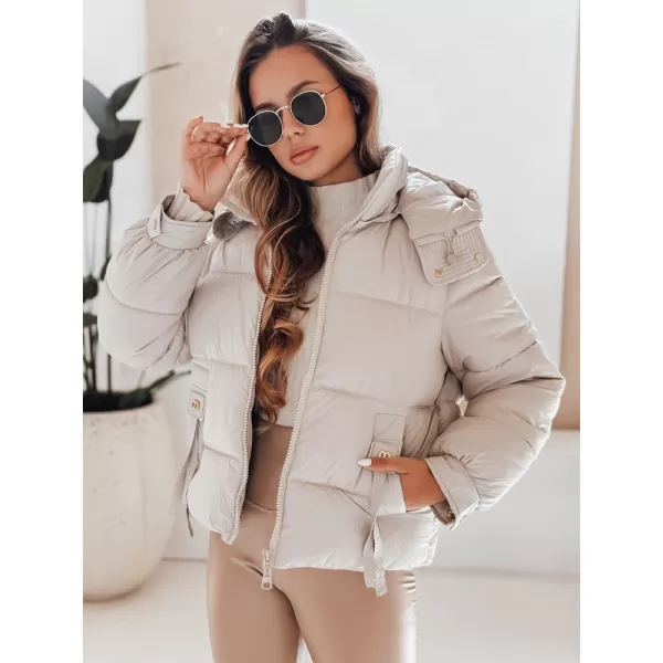  Ženska jakna DSTREET TY5066 BEŽ 
