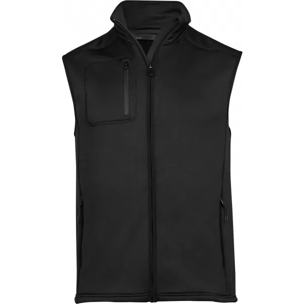 Moški telovnik TEE JAYS | TJ 9104 ČRNA 