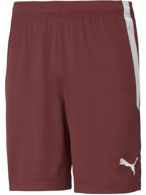 Kratke hlače PUMA TEAMLIGA SHORTS 704924_09 CORDOVAN/ CORDOVAN/PUMA BELA