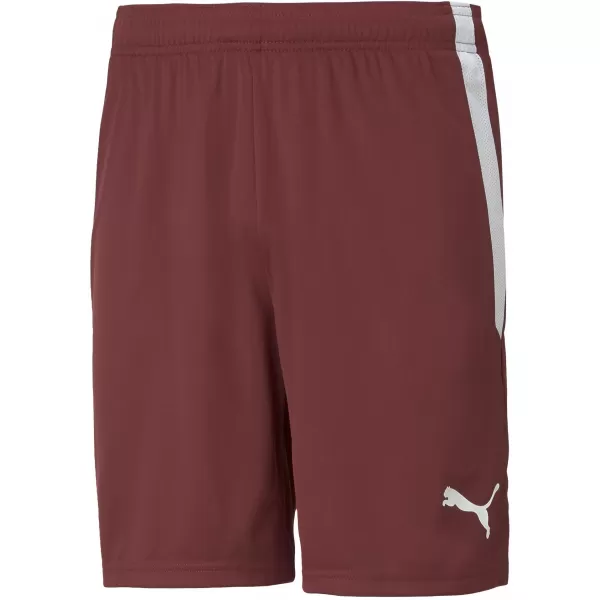  Kratke hlače PUMA TEAMLIGA SHORTS 704924_09 CORDOVAN/ CORDOVAN/PUMA BELA 