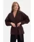 Ženska bluza BEWEAR B297 TEMNA ČOKOLADA