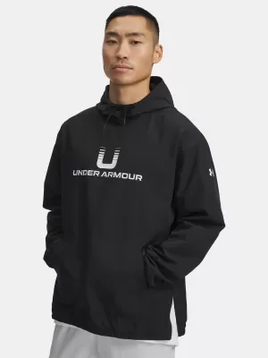 Moški pulover UNDER ARMOUR UA UNSTOPPABLE WVN HOODIE 6003864-001 ČRNA
