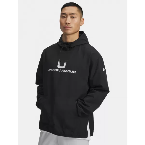 Moški pulover UNDER ARMOUR UA UNSTOPPABLE WVN HOODIE 6003864-001 ČRNA 