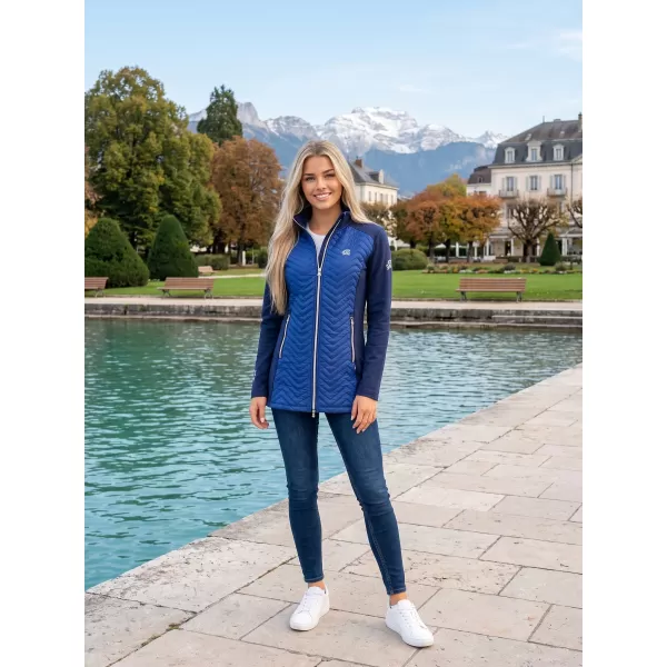  Ženska hibridna jakna ALTISPORT GALA TEMNO MODRA 
