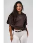 Oversized majica RESET 491 TEMNO RJAVA Nebbia