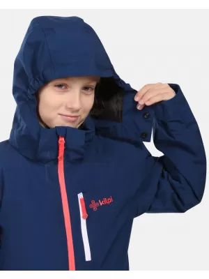 Dekliška smučarska jakna KILPI VALERA-JG ZJ0111KI TEMNO MODRA