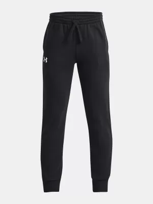 Fantovske trenirke UNDER ARMOUR UA RIVAL FLEECE JOGGERS 1379787-001 ČRNA