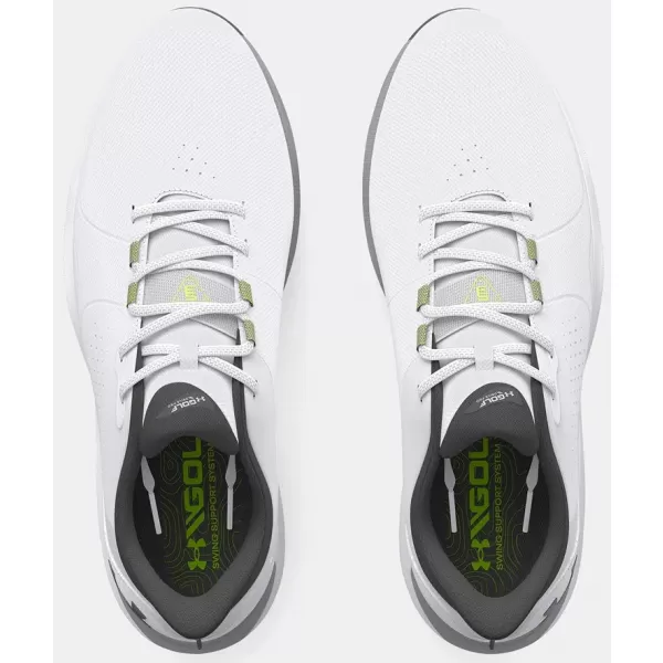  Moški čevlji UNDER ARMOUR UA DRIVE PRO WIDE 3026919-100 BELA 