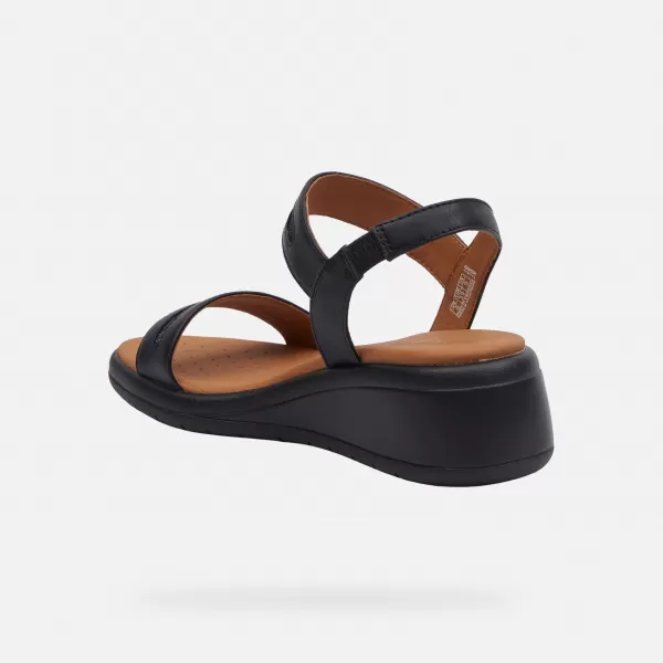  Ženske sandale GEOX MELICONIA G000969 ČRNA 