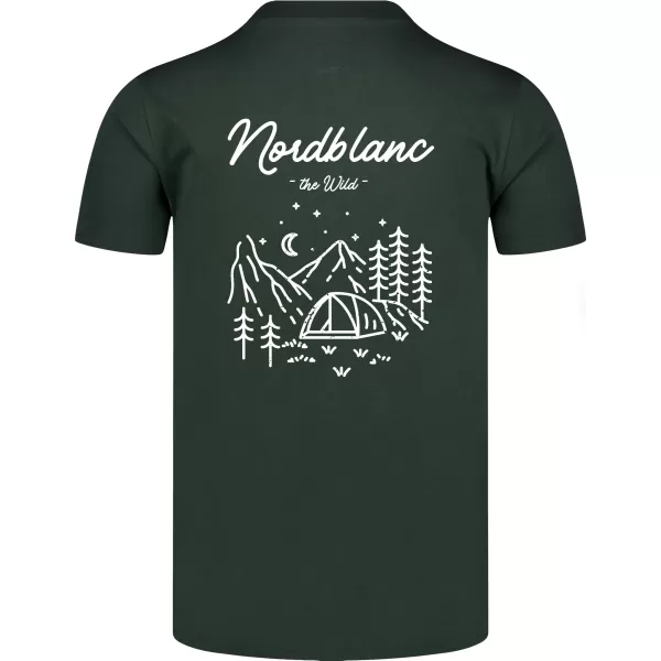  Srajca NORDBLANC CAMPING NBSMT8157 TEMNO ZELENA 