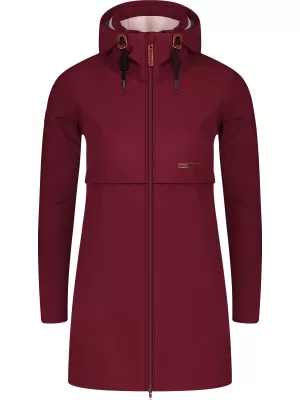 Ženski softshell plašč NORDBLANC NBWSL8276 BORDO
