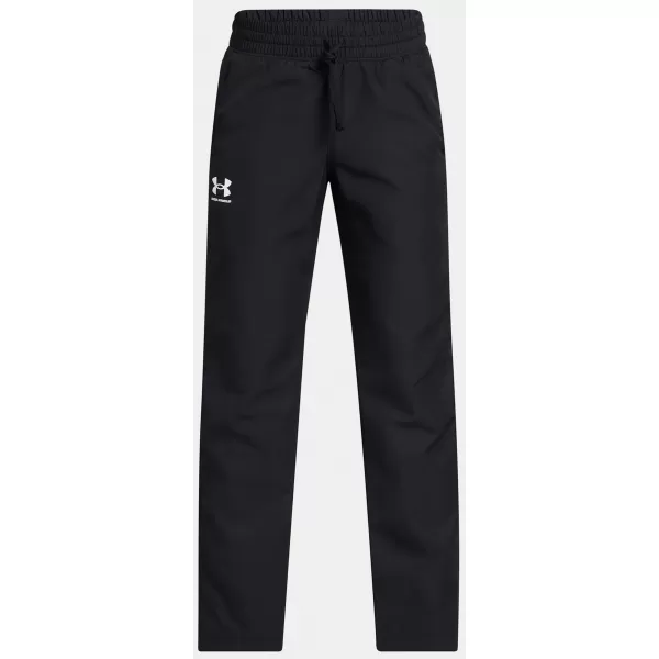 Fantovske športne hlače UNDER ARMOUR UA B RIVAL WVN PANT 1390155-001 ČRNA 