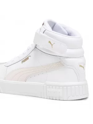 Škornji PUMA CARINA 2.0 MID 38585107 PUMA BELA/ZMRZNJENA ROZA/ZLATO