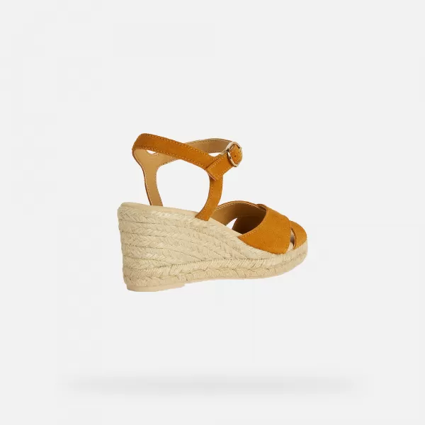  Ženske sandale GEOX G000570 JANTAR 