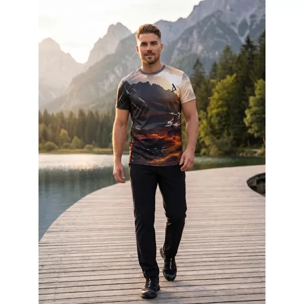  Moška vrhunska majica za prosti čas ALTISPORT VOJ/ALM116TR06 SKALE 
