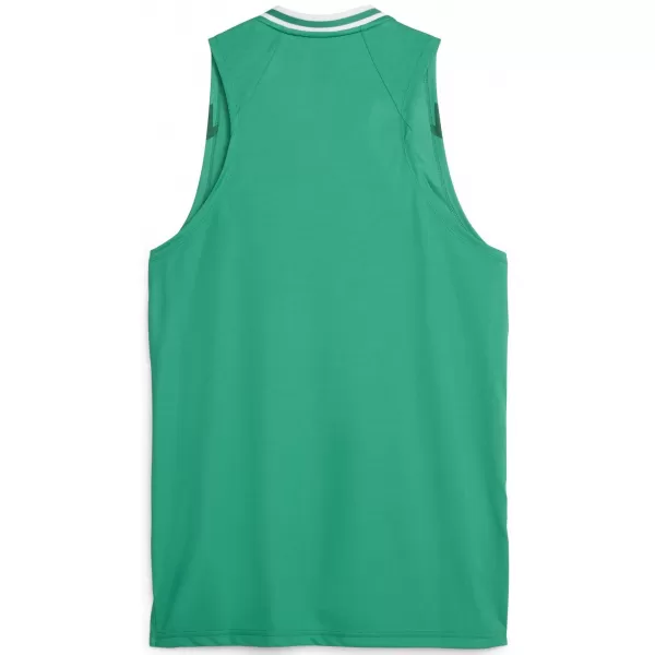  Moški dres PUMA HOOPS TEAM GAME JERSEY 67662806 POPER ZELENA 