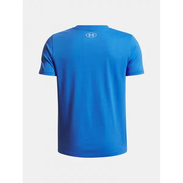  Fantovska majica s kratkimi rokavi UNDER ARMOUR UA B LOGO WORDMARK SS MODRA 
