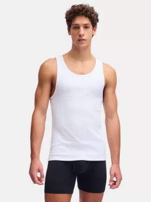 Moški brezrokavnik UNDER ARMOUR M UA PERF COTTON TANK-2PK 6007622-100 BELA