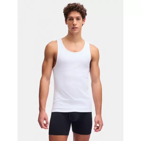  Moški brezrokavnik UNDER ARMOUR M UA PERF COTTON TANK-2PK 6007622-100 BELA 