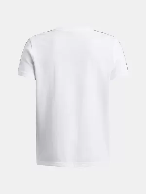 Fantovska majica s kratkimi rokavi UNDER ARMOUR UA B ICON TAPED SS 6001583-100 BELA